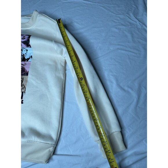 Taylor Swift Women’s The Era's Your Graphic Sweatshirt in Cream, Size M - Picture 7 of 8